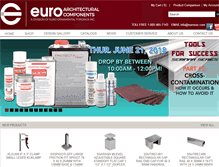 Tablet Screenshot of euroforgings.com